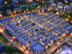 Commercial street 3D Model