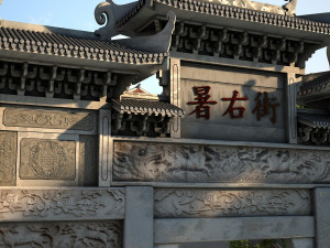 Commercial street 3D-Modell