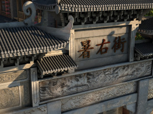 Commercial street 3D Model