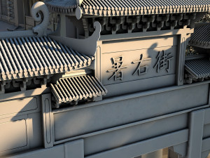 Commercial street 3D Model