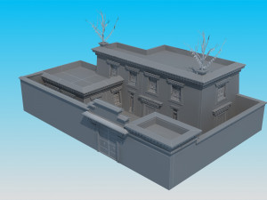 Tibetan house Modelo 3D