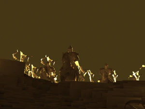 Ancient army 3D Model