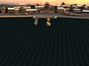 Ancient wharf Model 3D
