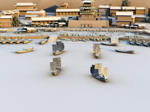 Ancient wharf 3D 模型
