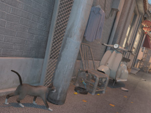 Alley Modelo 3D