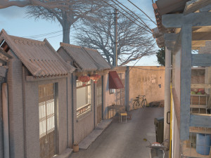 Alley 3D Model