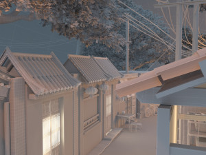 Alley 3D Model