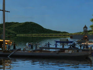 Древний пирс 3D Модель