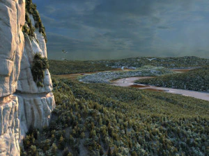 Ancient canal 3D Model