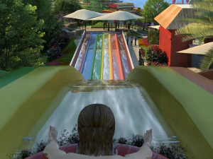 Water slide 3D Model