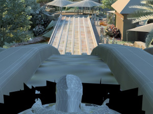 Water slide 3D Model