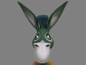 Cartoon donkey 3D Model