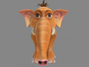 Cartoon baby elephant Modelo 3D
