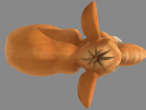 Cartoon baby elephant 3D Model