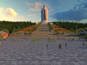 Hometown of Confucius 3D Model