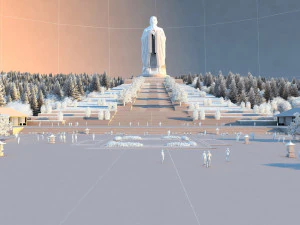 Hometown of Confucius 3D Model