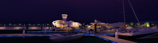 Harbor Modèle 3D .c4d .max .obj .3ds .fbx .stl .blend 