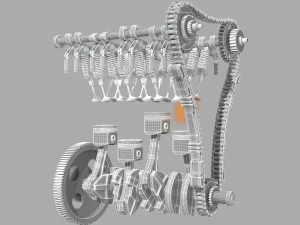 Engine 3D Model