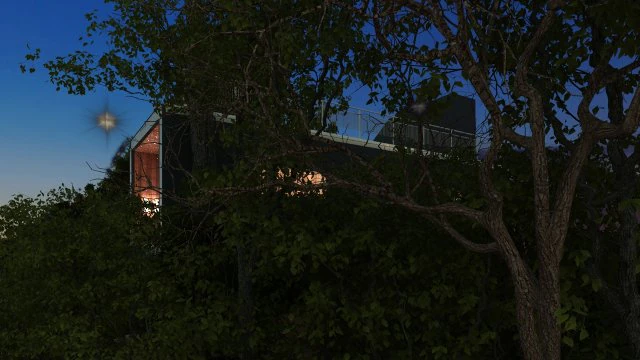 Tree house 3D Model .c4d .max .obj .3ds .fbx .stl .blend