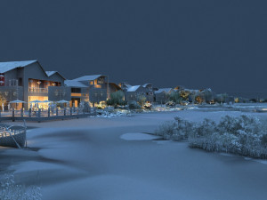 City night view Modelo 3D