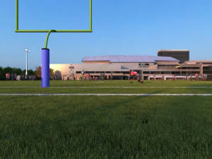 juego de rugby Modelo 3D