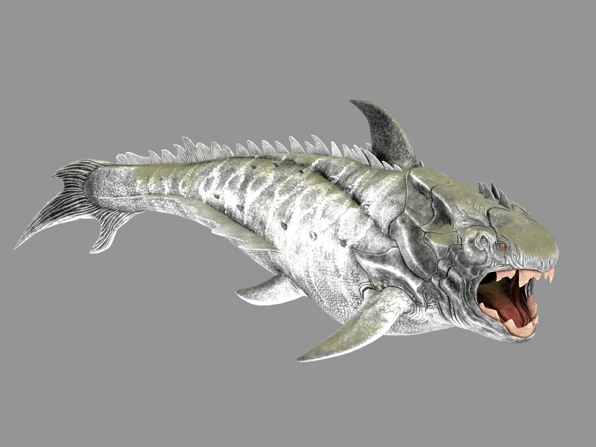 Piranha 3D Model .c4d .max .obj .3ds .fbx .stl .blend