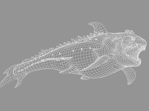Piranha 3D-Modell