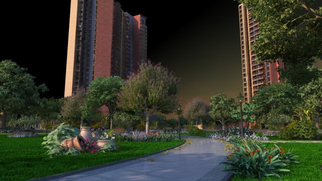 Condominium 3Dモデル .c4d .max .obj .3ds .fbx .stl .blend 