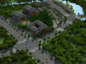 Ancient town Model 3D