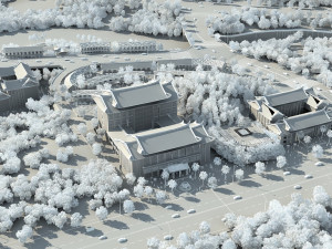 Ancient town Model 3D
