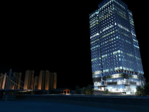 City night 3D Model