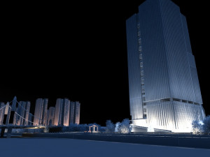 City night 3D Model