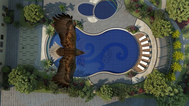 Eagle Modello 3D .c4d .max .obj .3ds .fbx .stl .blend 