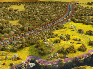 Autostrada Modello 3D