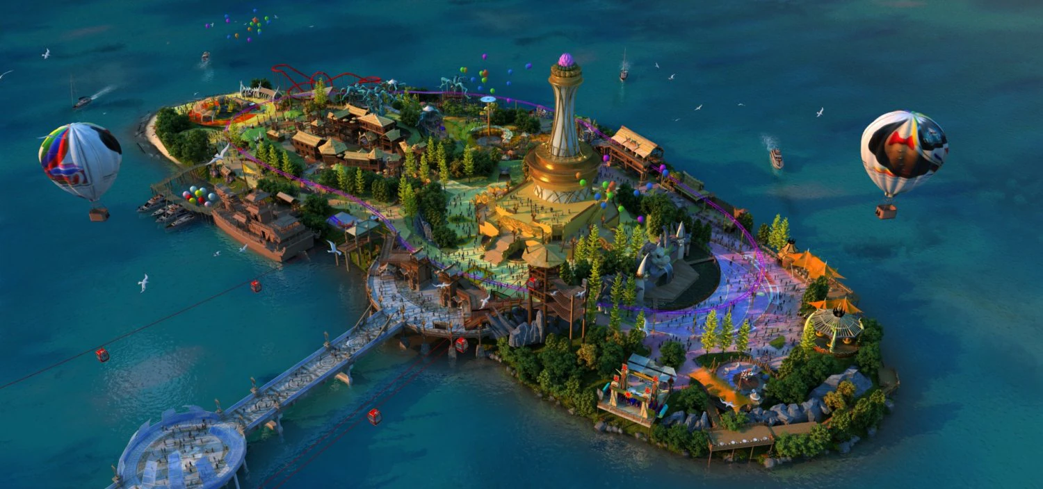 Island paradise 3D Model .c4d .max .obj .3ds .fbx .stl .blend