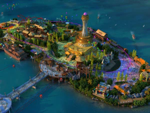 Райський острів 3D Модель