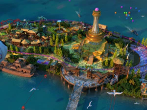 Island paradise 3D Model