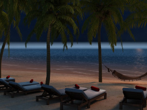 Beach 3D Model