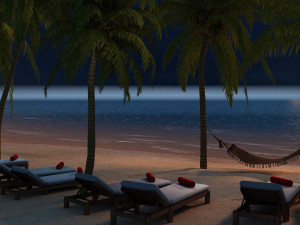 Beach 3D-Modell