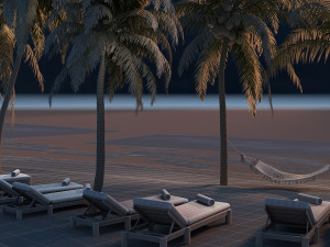Beach 3D-Modell