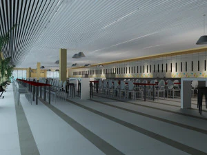 レストラン 3Dモデル