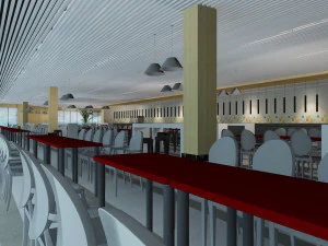 Restaurant 3D Model