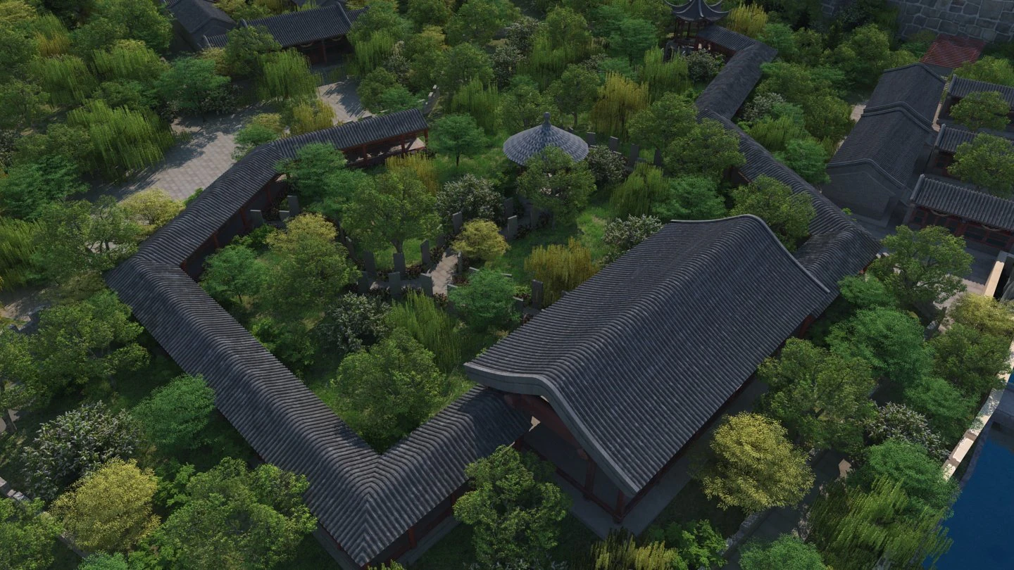 Garden 3D Model .c4d .max .obj .3ds .fbx .stl .blend 
