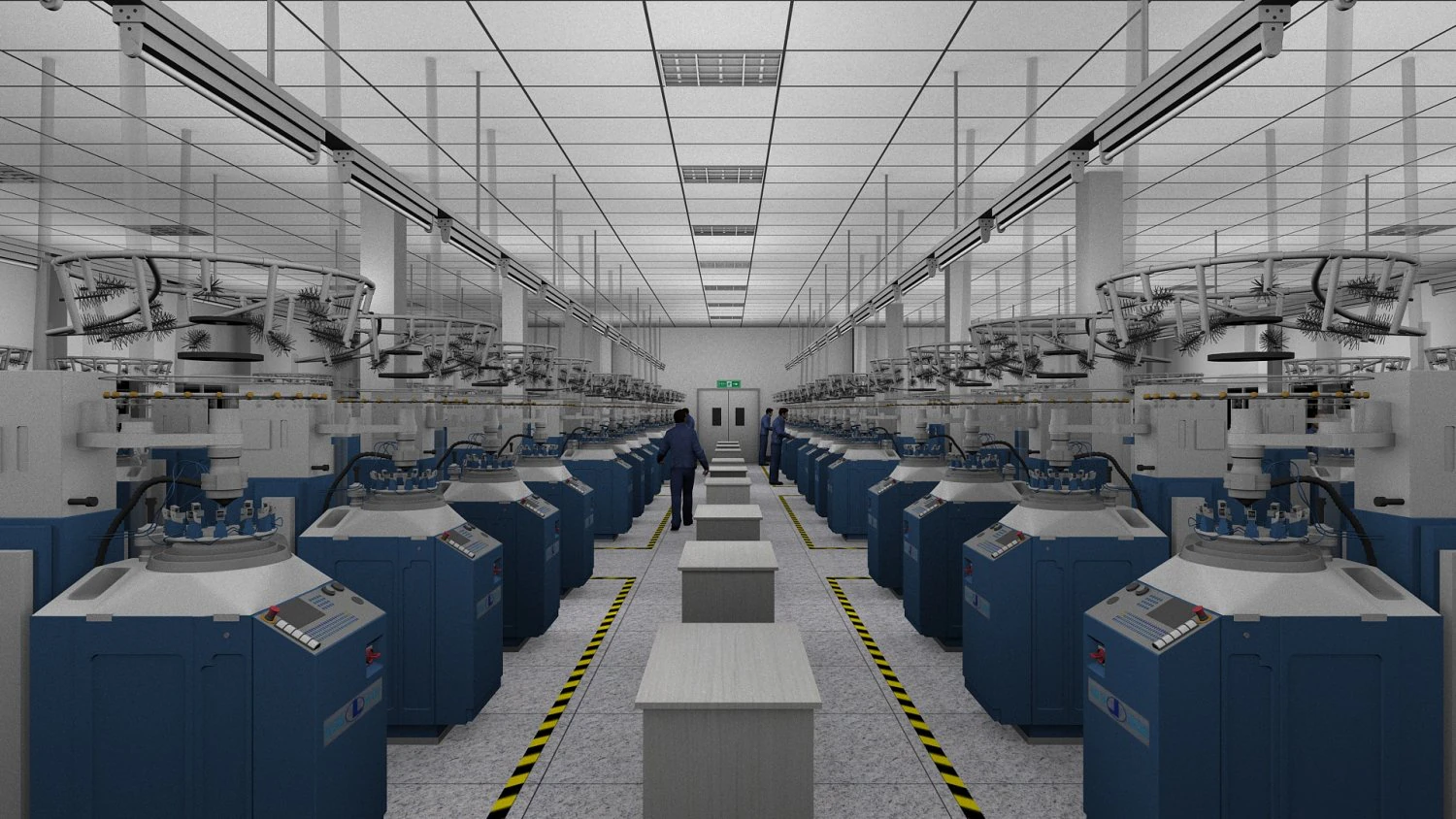 Factory 3D Model .c4d .max .obj .3ds .fbx .stl .blend 