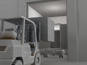 Forklift Modelo 3D