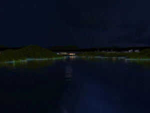 Nachtzicht aan het meer 3D Model