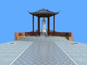 Guanyin Pavilion Modelo 3D