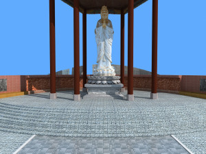 Guanyin Pavilion 3D Модель