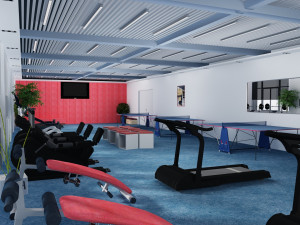 Gym 3D Model