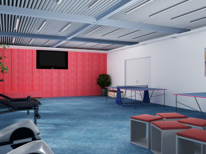 Gym 3D Модель
